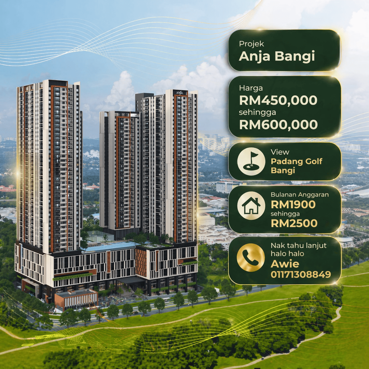 Read more about the article 💯 Anja Residence – Rumah Idaman Dengan Komitmen Masih Mampu Milik
